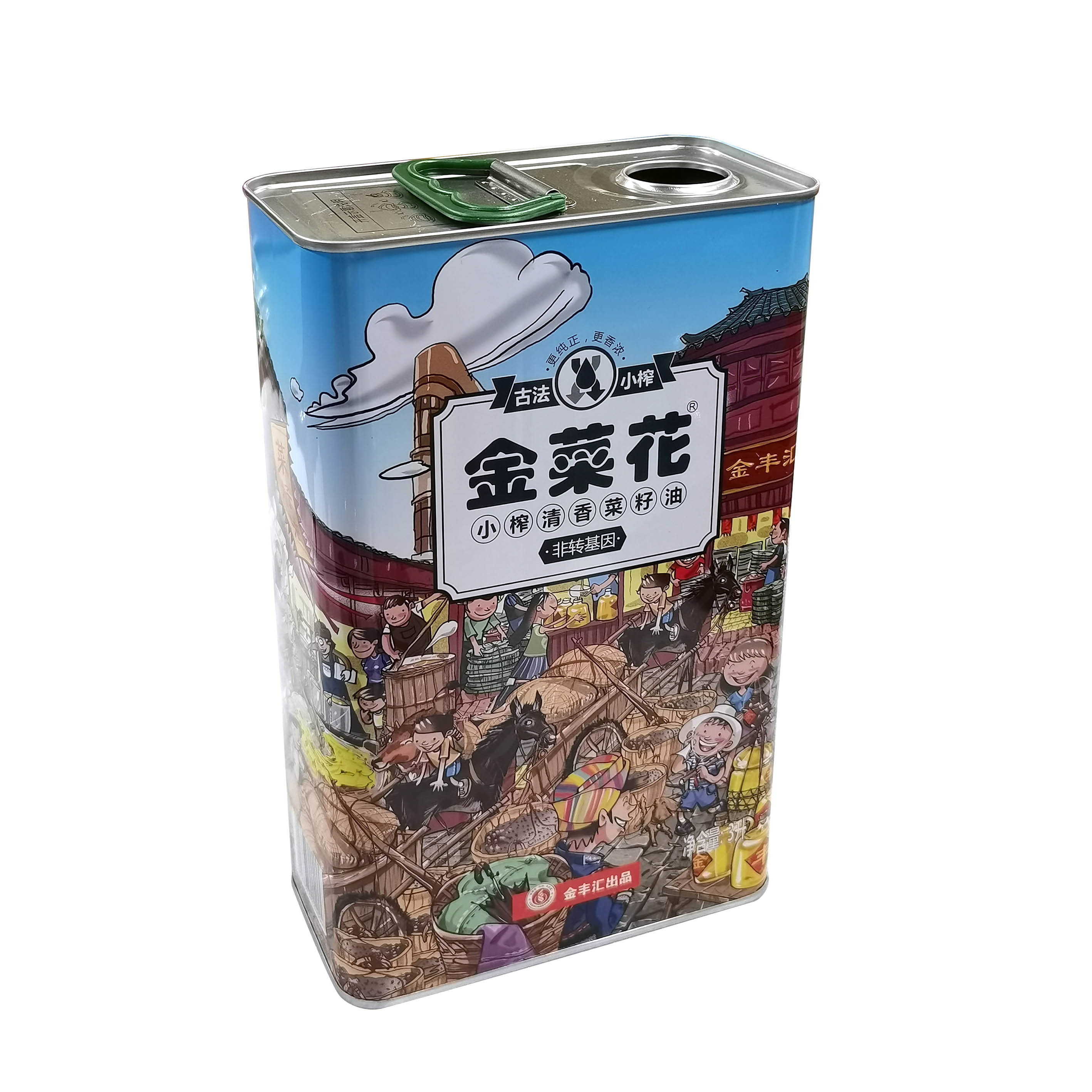 云南菜籽油鐵桶 菜籽油用什么容器包裝好？